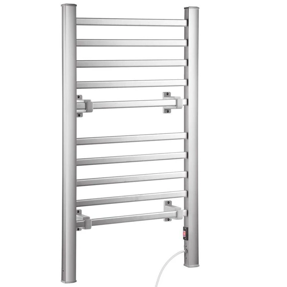 Scaldasalviette Termoarredo Elettrico Bagno 2in1 Asciugabiancheria 10 Elementi - Immagine 3 di 4