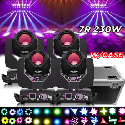 230W 7R Beam Zoom Sharpy 24Prism Stage Lighting Moving Head Light DMX DJ Party