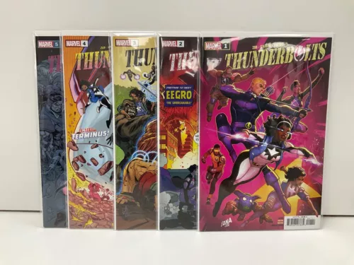 Thunderbolts #1-5 Complete Run Marvel Comics 2022 DNA