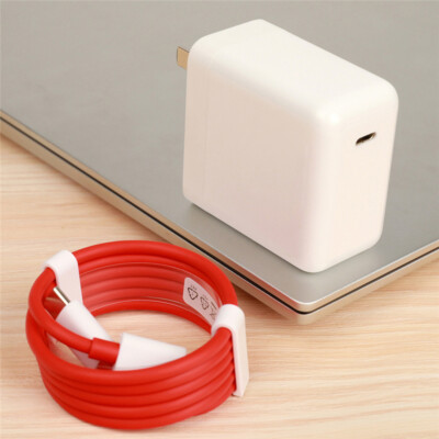 DearHot OnePlus 65W Warp Charger Adapter Dual Type-C Cable For