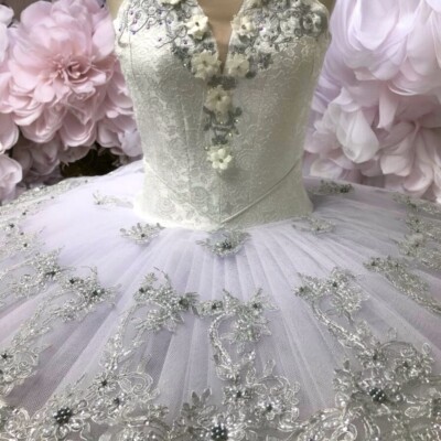 Ballett Tutu Pfannkuchen Blumenfee Tanzkleidung Profi Ballerina Erwachsene Mädchen