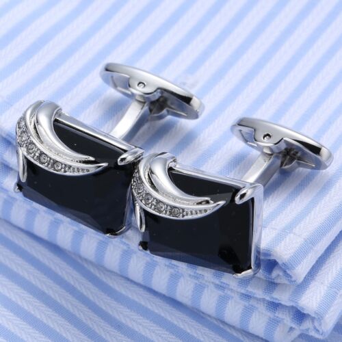 Father's Day Gift Men Cufflinks for Dad 1 Pair of Shirt Suit Cuff Links Jewelry - Picture 2 of 17