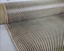 3k Carbon Fiber Cloth Rbluegold Aramid Carbon Fiber Blended Weave Fabric 100cm