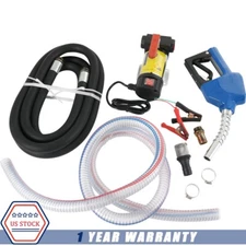 Electric Auto Fuel Pump Transfer Portable DC Oil Commercial Diesel Portable 12V