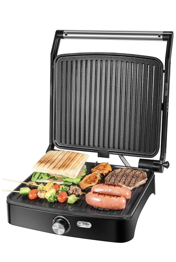 OSTBA Panini Press Grill Indoor Grill Sandwich Maker with Temperature Control,