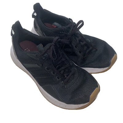 Adidas Questar Ride cloud foam women s 8.5 black white athletic shoes  