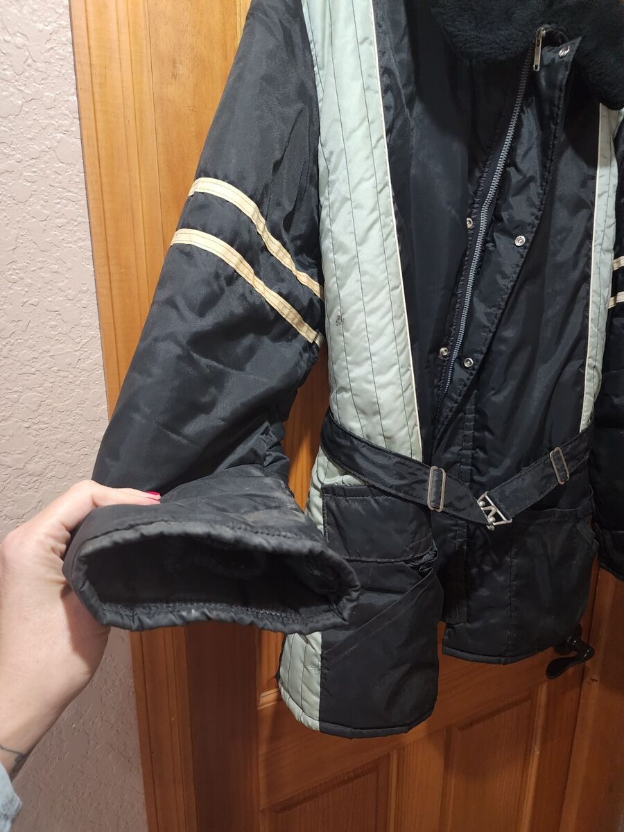 Vintage Snowmobile Belted Jacket Zero-zone Insulated Vintage Snowmobile Belted Jacket Zero-zone Insulated