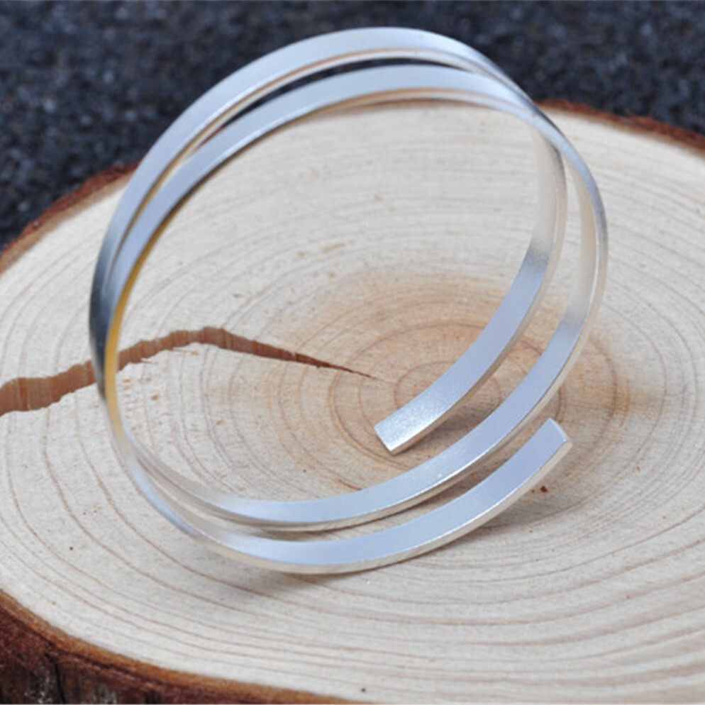 2 Stück 925 Sterling Silber Ring Rohling Mit 12mm Fassung Zur