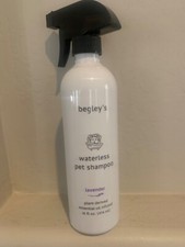 Begley's Waterless Pet Shampoo, Lavender, 16 fl Oz Sealed.