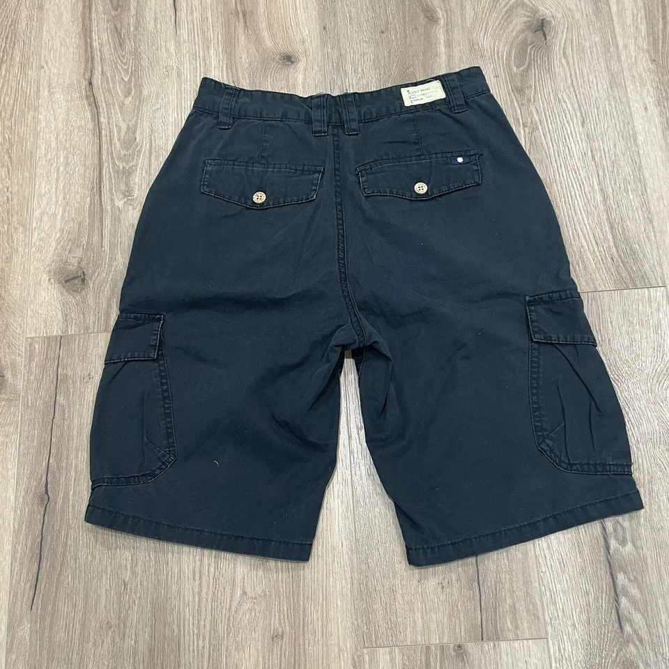 "Pantalones cortos cargo negros Lucky Brand para niños talla 16 informales 10"" entrepierna uniforme escolar" Foto 2 de 4
