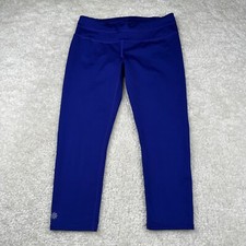 Athleta Capri Legging Womens Smal Blue Cropped Yoga Pants Performance 20" Inseam