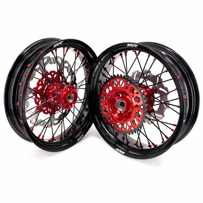 KKE 3.5*17/4.25*17 Supermoto Wheels for Honda CRF250R 2014-2026