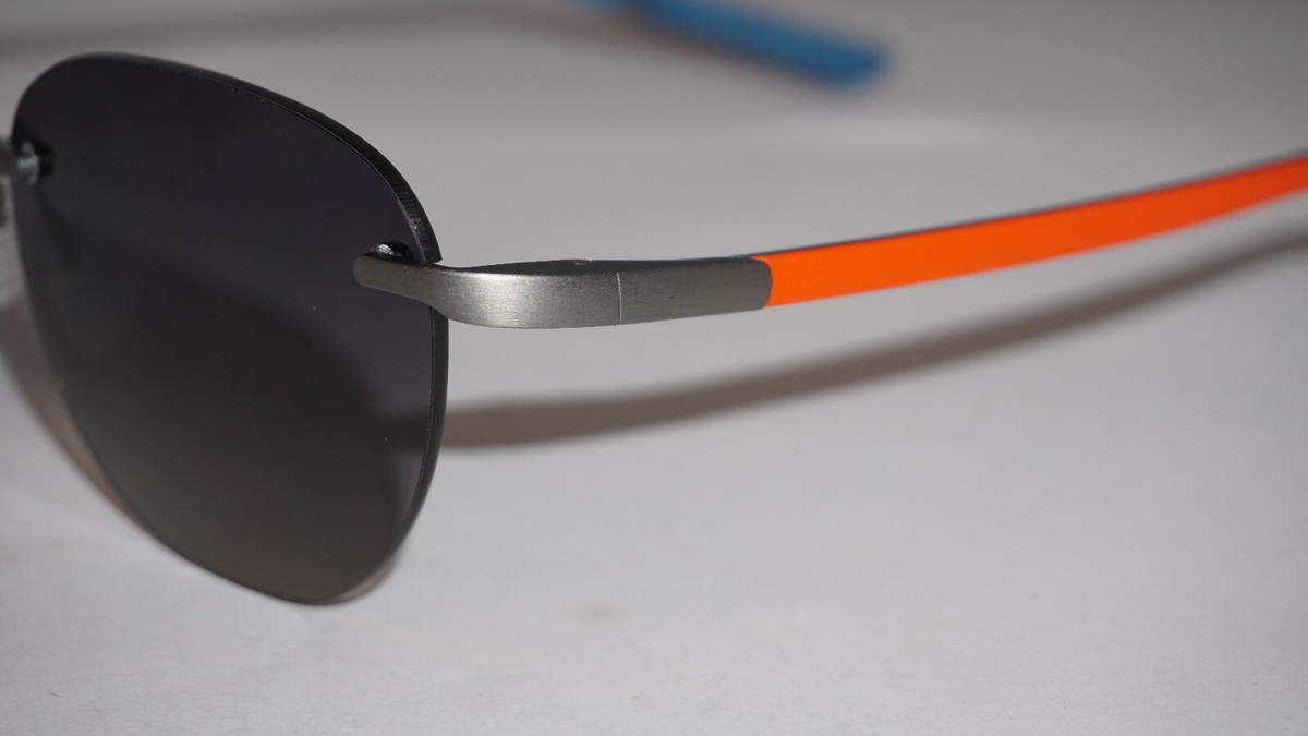 McLaren New Sunglasses Rimless Gunmetal Grey MLMS 85S0302 54 17 145