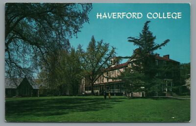 Haverford College PA Oldest Quaker Institution of Higher Learning Postcard