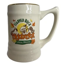 Starved Rock Oktoberfest Ceramic Mug Stein Utica Illinois Fall Colors M Ware
