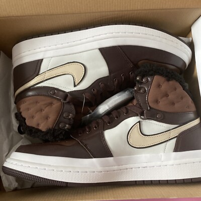 Nike Air Jordan 1 Acclimate Brown Basalt Oatmeal Women's Size 12