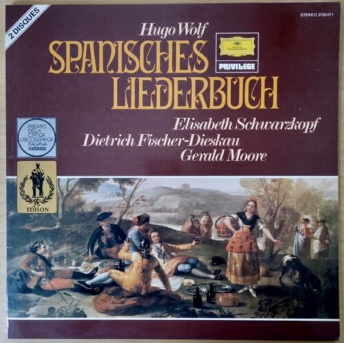 Schwarzkopf & Fischer-Dieskau Wolf Hiszpański śpiewnik 2 X LP DGG 2726 071 - Zdjęcie 1 z 1