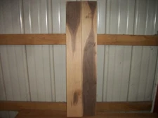 2 PC WALNUT LUMBER WOOD KILN DRIED BOARD 35 1/4"X 4 9/16"X 7/8" LOT 797Z FLAT
