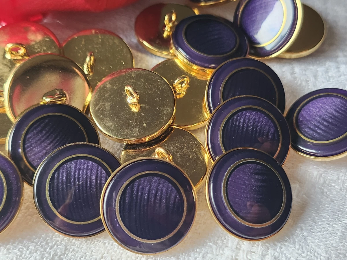 Bouton Vintage En Résine Forme Boule Violet - Ancien, Parfait Pour Mercerie Créative