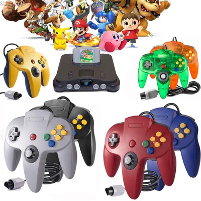 1-2 Stk Retro N64 Controllers Classic Kontroller gamepad für Nintendo 64 Console