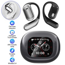 Bluetooth 5.4 Headphones Over The Ear with Earhook Headset for Workout/Running