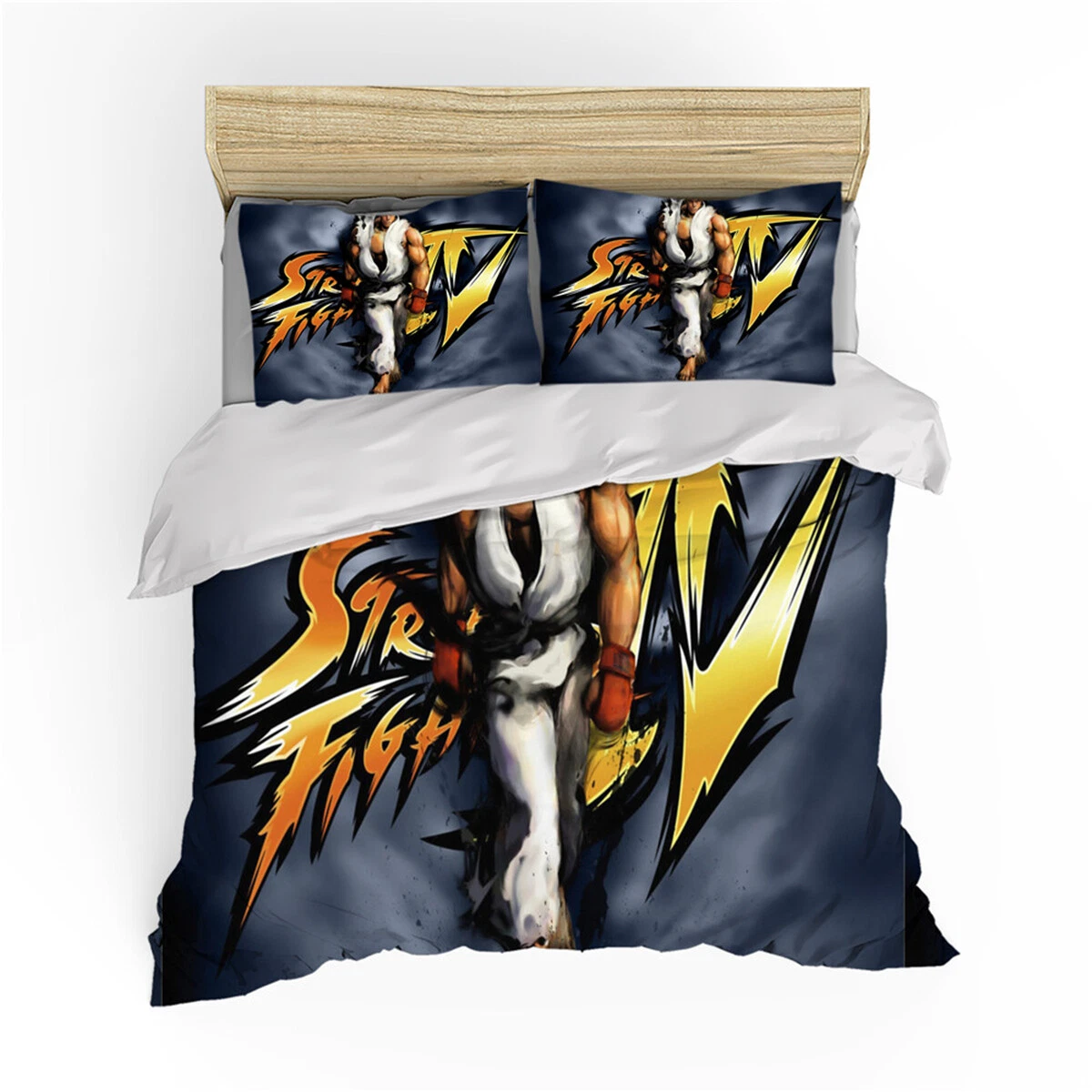 Street Fighter Bedding Set, Gift for Friends