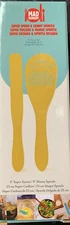 Mad Hungry Spurtle Silicone Set 2-Piece - Kitchen Super Spoon & Skinny Spurtle