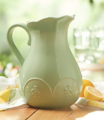 Princess House Marbella Mint Pitcher 3295 HTF | eBay