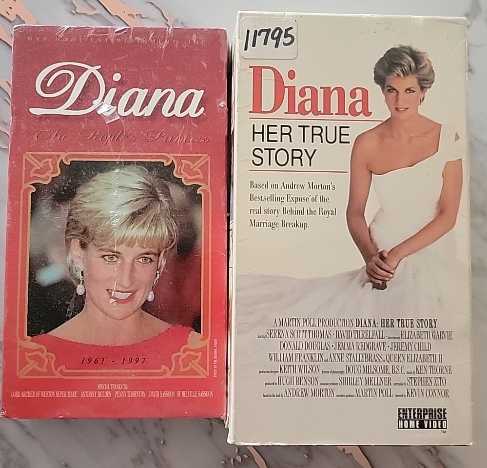 Princess Diana Her True Story VHS & Diana The People 