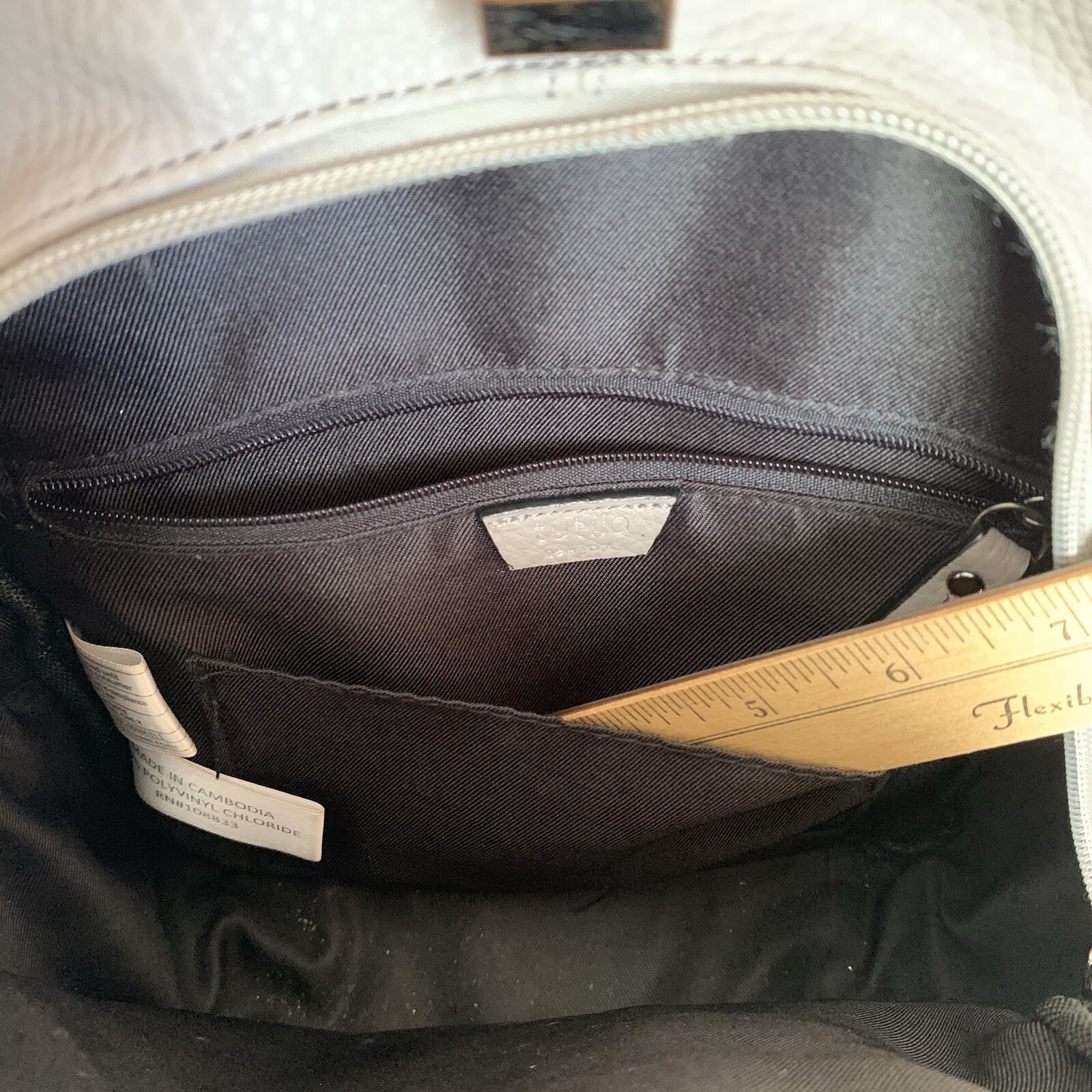 Tutilo Medium Backpack Gray Taupe Multiple Pocket… - image 7