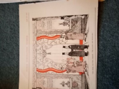 Gdn5 Ephemera 1937 Stanze Cartoon Krönung Platten nie heiß 