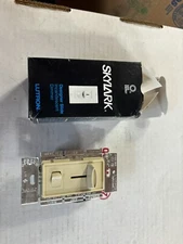 Lutron Skylark S-603PG-IV Ivory Wall Eco-Dimmer Light Switch 600w slide halogen