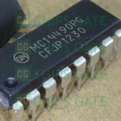 3PCS ON MC14490PG DIP16 Hex Contact Bounce Eliminator IC