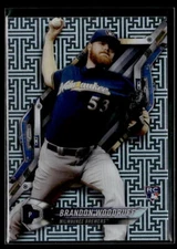 Brandon Woodruff RC - 2018 Topps High Tek Pattern 4 #HT-BW Milwaukee Brewers