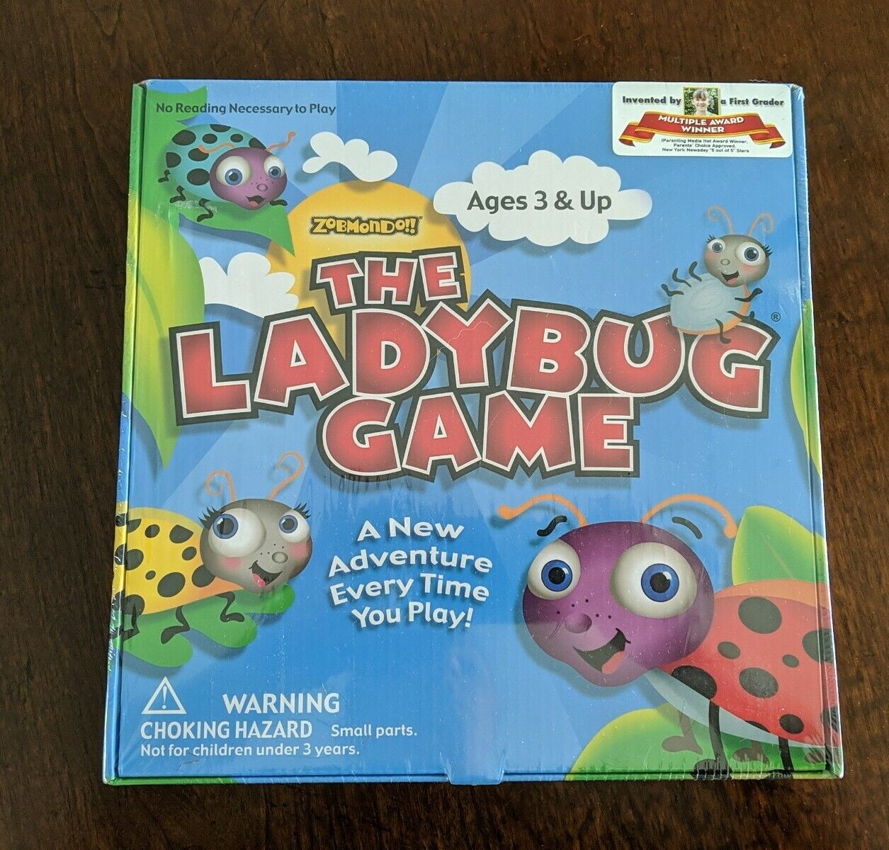 The Ladybug Game by Zobmondo!! Great first board game for girls and boys,  award-winning educational game, for ages 3 and up 