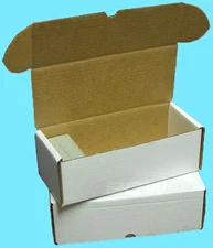 1 BCW 500 COUNT CARDBOARD STORAGE BOX Trading Sports Card Holder Case Baseball