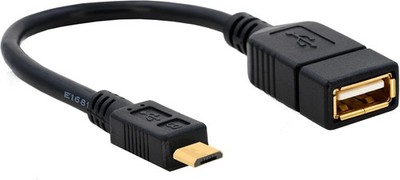 OTG Adapter USB micro Stecker auf USB A Buchse OTG Kabel Handy Smartphone Tablet