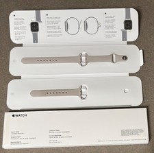 Apple Watch Sport Band 38mm 40mm 41mm Series 3 4 5 6 7 8 9 SE Starlight S/M M/L