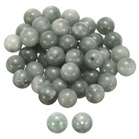 50 StüCk Elongation Stone NatüRliche Steinperlen 10Mm Runde Lose Perlen