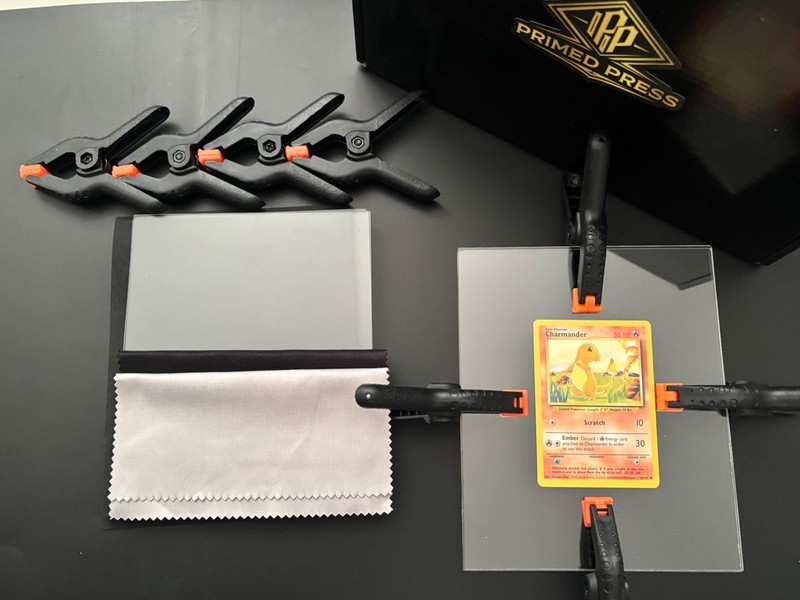 PRIMED PRESS - Card Flattening Kit - Restore Warped or Bent Trading Cards