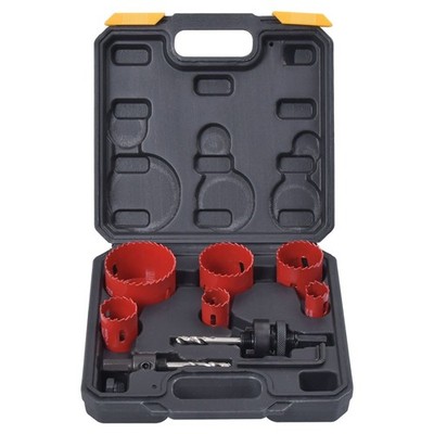 Lochsäge Set Satz HSS Bi-Metall Dosenbohrer Bohrkronen Koffer 19-57 mm 11 teilig