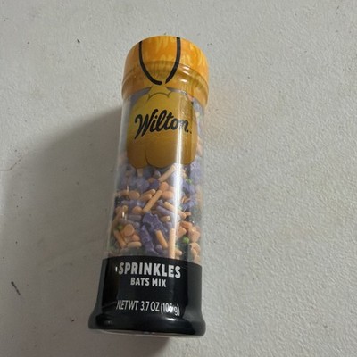 Wilton Halloween Bat Shaped Mix Sprinkles Cake & Cookie Decorations