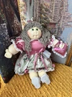 VTG 1991 Cabbage Patch Kids Crystal Edition Doll Grey Hair Green Eyes “Rae Mary”