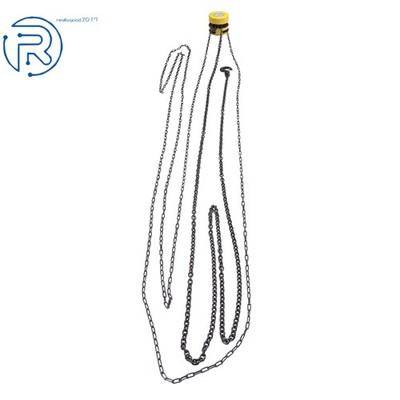Yellow Manual Hand Chain Hoist, 20ft Lift, 1 Ton/2200lb Capacity Chain Block
