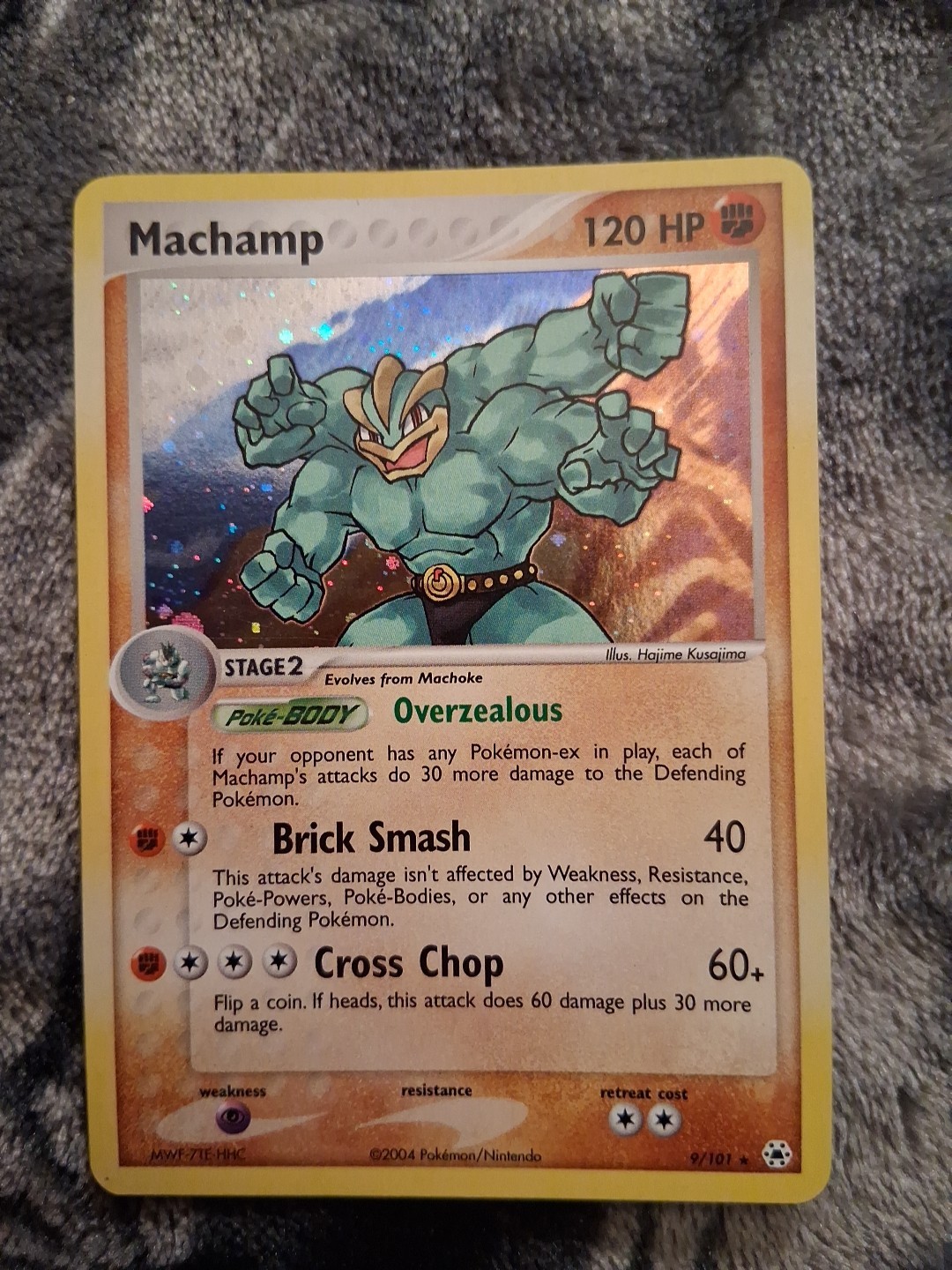 Machamp 9/101 Hidden Legends Holo NM