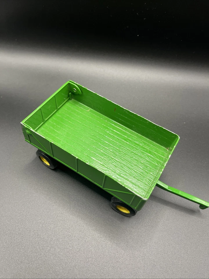 Ertl John Deere Flare Side Box Wagon escala 1/32 granja juguete implemento tractor barcaza Foto 2 de 4