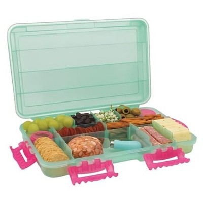 Charcuterie Safe Waterproof Tackle Box, Snack Storage for Beach