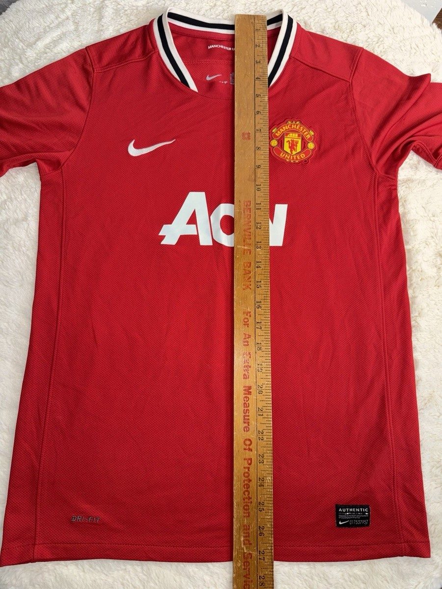 Manchester United 2011-12 Home Jersey Nike 423958-623 Youth Boys