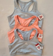 Reebok Women's Stronger Sports Bra with Mesh Panel and Removable Cups Size XXL