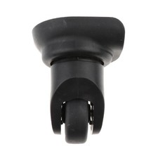 BLACK L 2PZ Pvc Rotella Ricambio Per Valigia Trolley Ruote Bagaglio Rhs